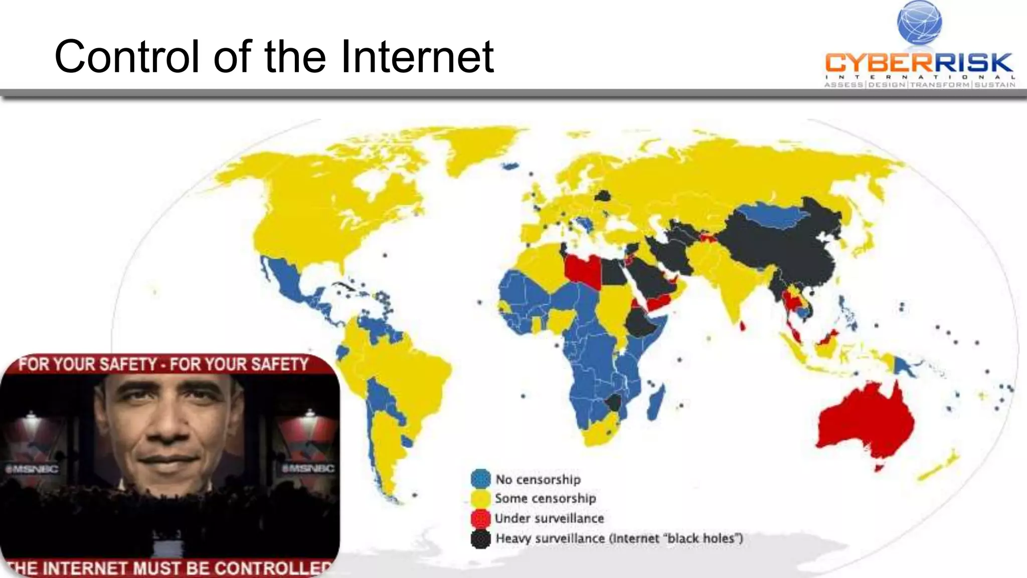 Control of the Internet
 
