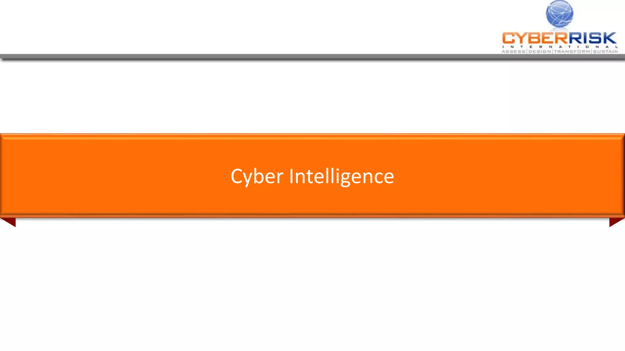 Cyber Intelligence
 