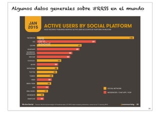 Dr. J. Ignacio Criado
14http://wearesocial.net/blog/2014/02/social-digital-mobile-europe-2014/
Algunos datos generales sobre #RRSS en el mundo
 