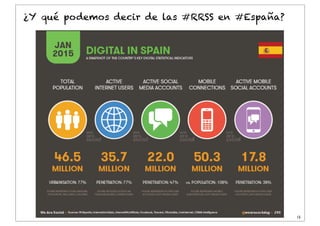 Dr. J. Ignacio Criado
15
¿Y qué podemos decir de las #RRSS en #España?
http://wearesocial.net/blog/2014/02/social-digital-mobile-europe-2014/
 