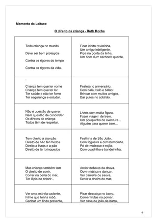 Criança direito e deveres 4º ano