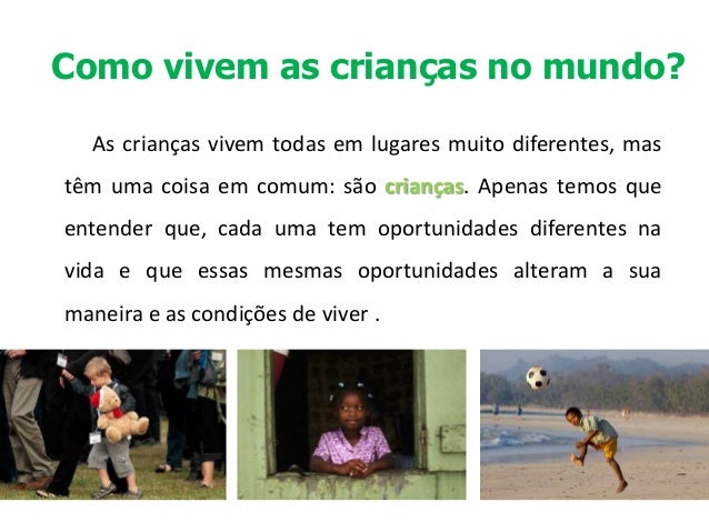 Crianças do mundo