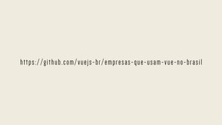 Criando aplicações com vuejs