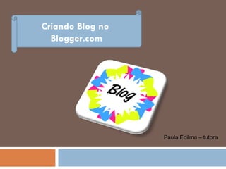 Criando um Blog