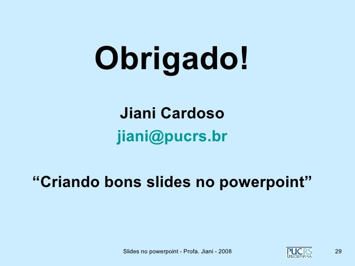 Como elaborar uma boa apresentação de slides