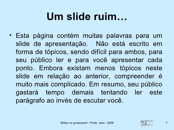 Como fazer um slide de apresentação