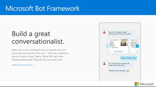 Criando Chatbots Inteligentes com .NET, Bot Framework e o Cognitive Services
