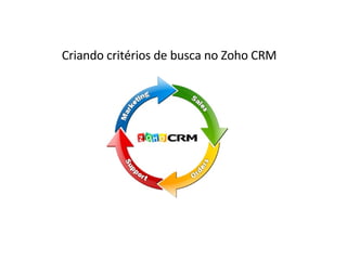 Criando critérios de busca no Zoho CRM 