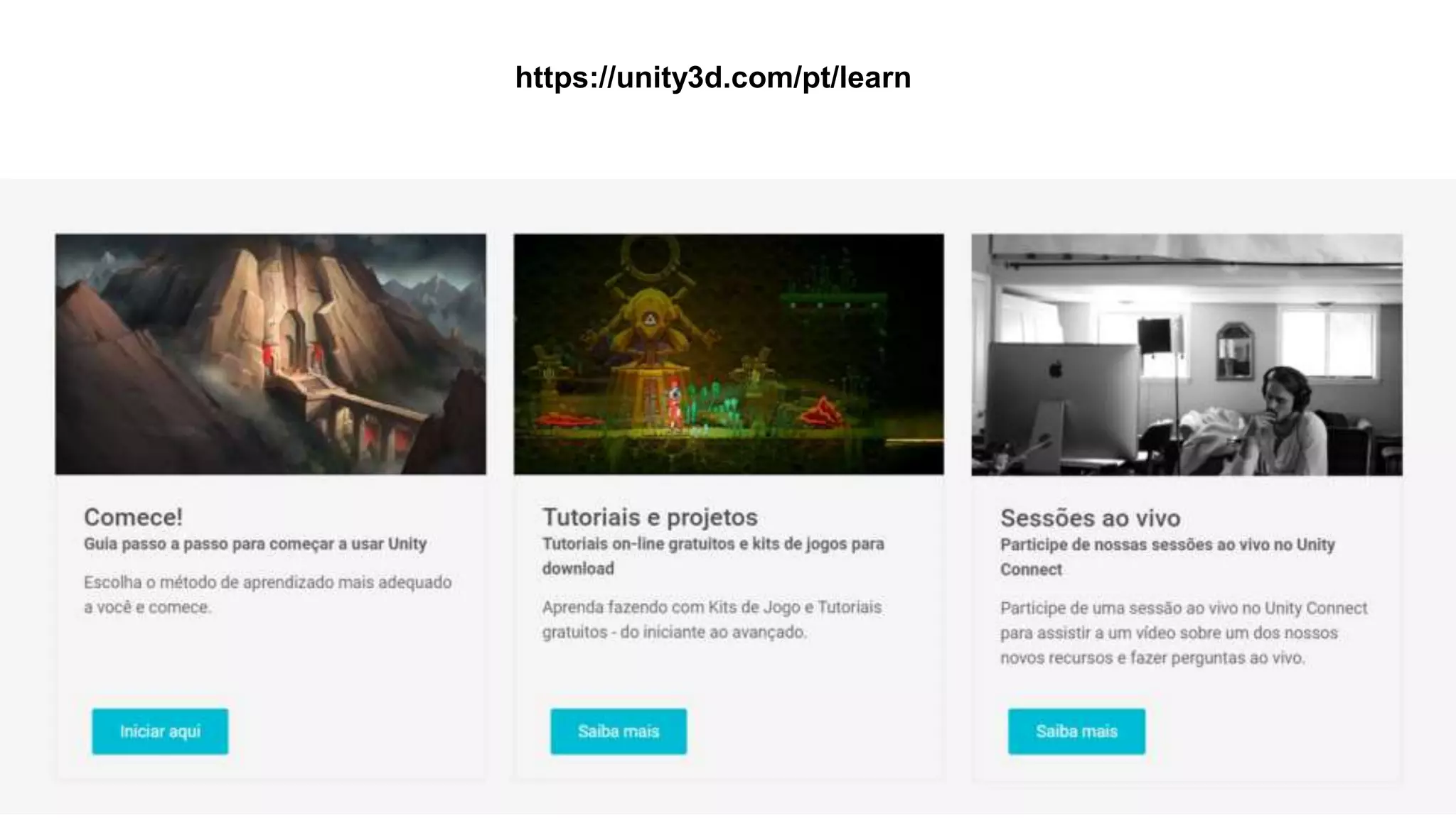 https://unity3d.com/pt/learn
 