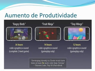 Aumento de Produtividade
 