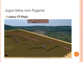 Criando jogos com python e pygame 1 aula | PPTX