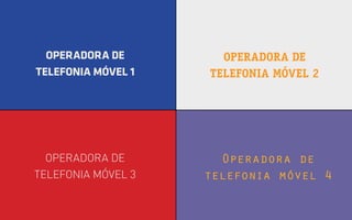 OperadOra de        OperadOra de
telefOnia móvel 1   telefOnia móvel 2




  OperadOra de        Operadora de
TelefOnia Móvel 3   telefonia móvel 4
 