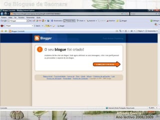 Ano lectivo 2008/2009 Alfredo Garcia 