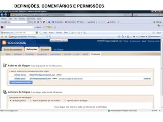DEFINIÇÕES, COMENTÁRIOS E PERMISSÕES 
