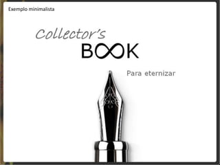 Como criar Apresentações e apresentar usando o PowerPoint
Wagner Gonsalez| www.wagnergonsalez.ppg.br | Twitter: wagner_gonsalez | Youtube: wagnergonsalez
Exemplo minimalista
 