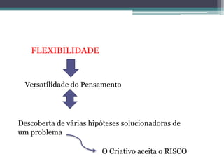 Pensar de forma independente;