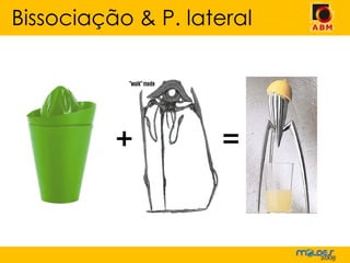 + = Bissociação & P. lateral 