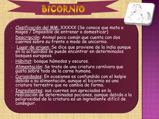 Descripción: Criatura con aspecto de reptil alado, dependiendo de la especie lo podremos reconocer por sus características propias.