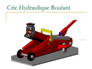 Cric Hydraulique Roulant 