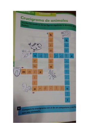Cricigrama de animales