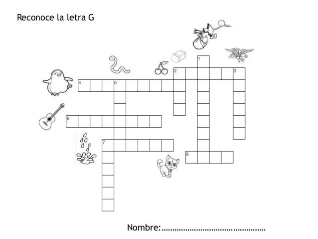 Crucigramas G