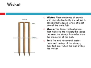 Types Wickets Cricket | PPTX