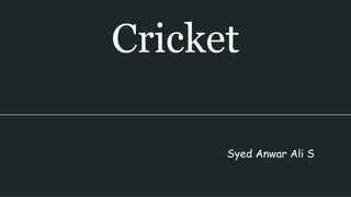 Cricket 