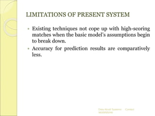 Cricket match outcome prediction using machine learning