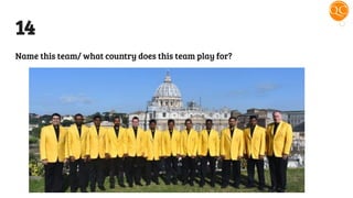 Cricket Quiz by Quiz Club NITW