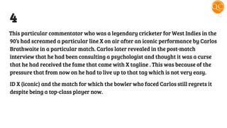 Cricket Quiz by Quiz Club NITW