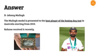 Cricket Quiz by Quiz Club NITW