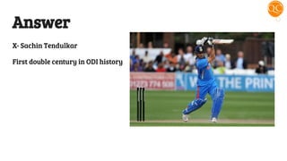 Cricket Quiz by Quiz Club NITW
