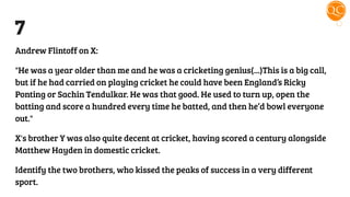 Cricket Quiz by Quiz Club NITW