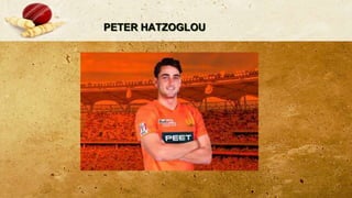 PETER HATZOGLOU
 