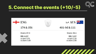 5.Connect the events (+10/-5)
 