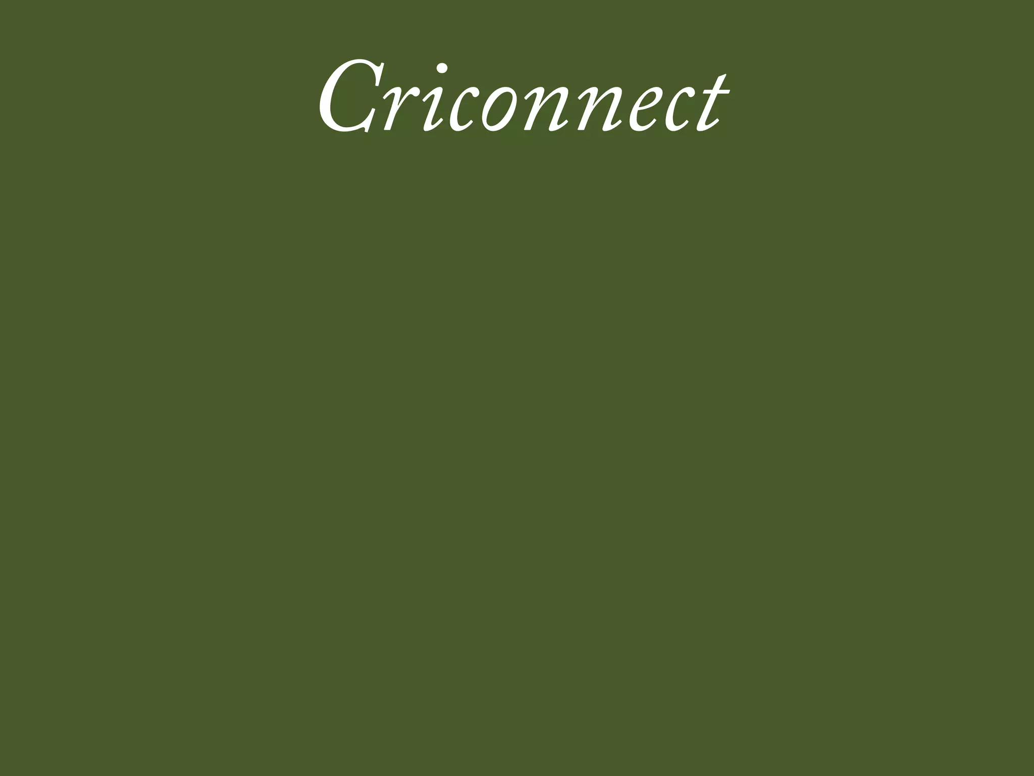 Criconnect
 