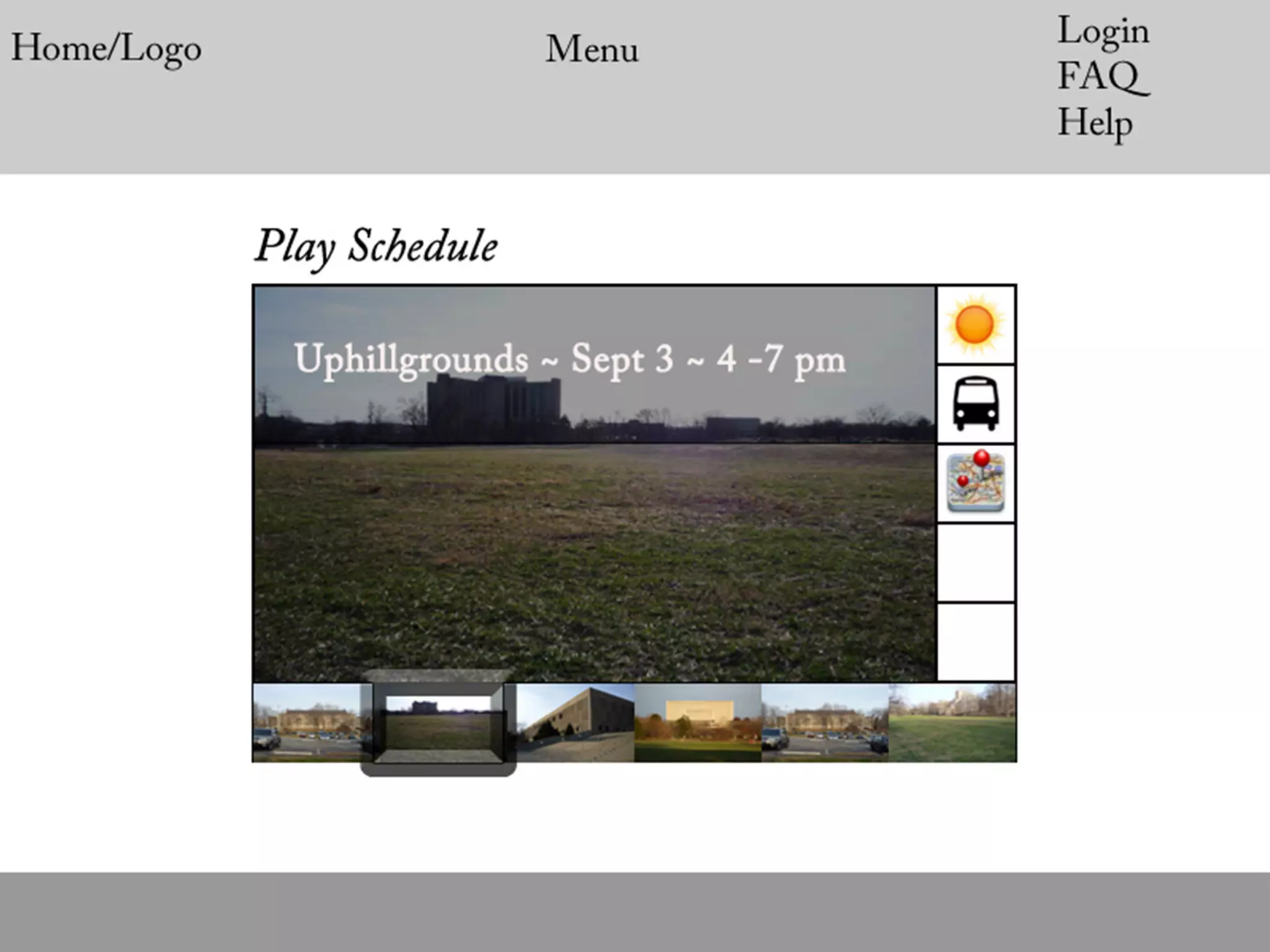 Interactive prototype
 