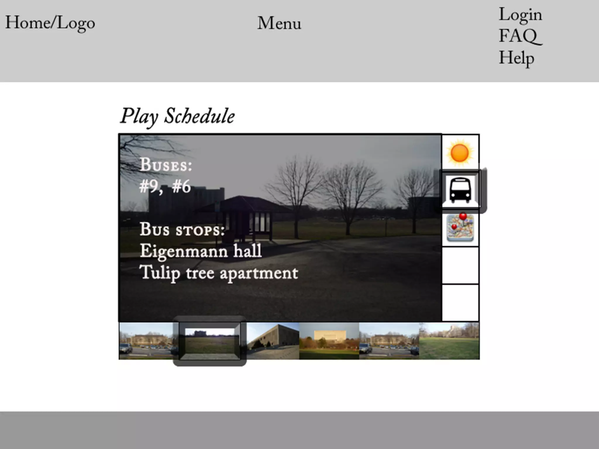 Interactive prototype
 