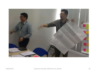 24/05/2013 Quantum learning- CRIG Forum-G. Salmon 34
 