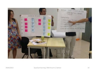 24/05/2013 Quantum learning- CRIG Forum-G. Salmon 37
 