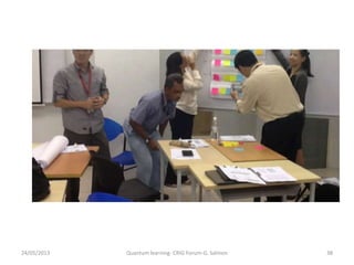 24/05/2013 Quantum learning- CRIG Forum-G. Salmon 38
 