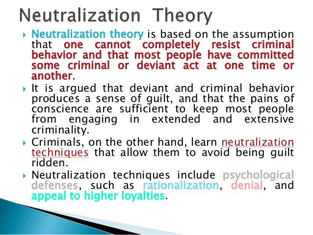 Esteban Sotelos Neutralization Theory