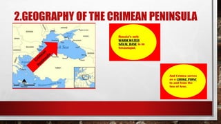 2.GEOGRAPHY OF THE CRIMEAN PENINSULA
 