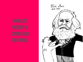 marxist
theory of
crime and
deviance
 