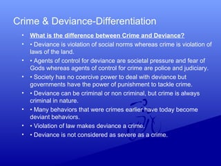 Crime and deviance | PPT