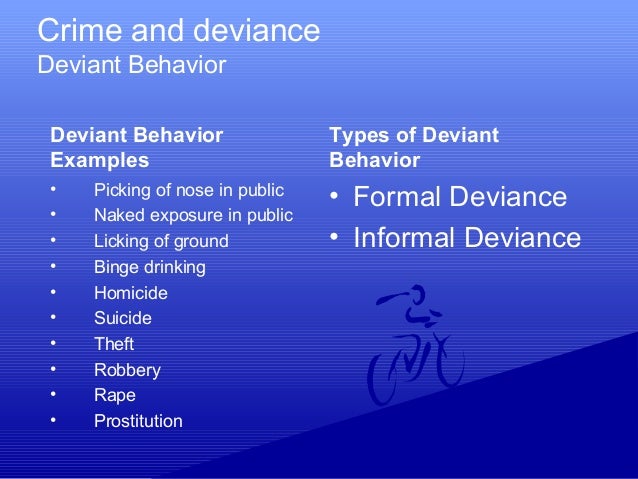 Crime And Deviance
