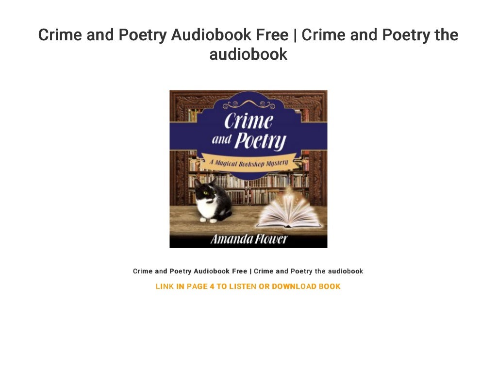 Crime and Poetry Audiobook Free | Crime and Poetry the audiobook