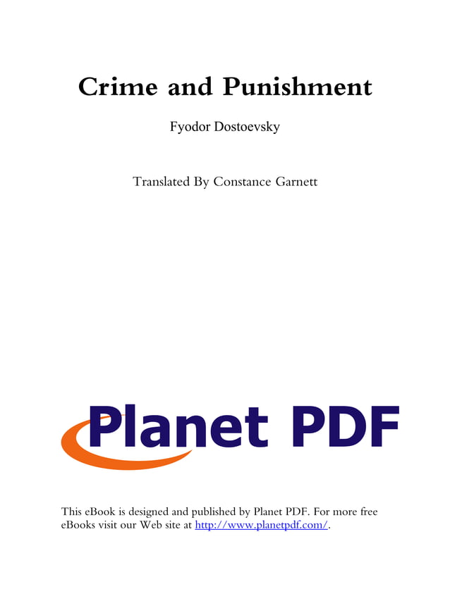 Crime And Punishment PDF