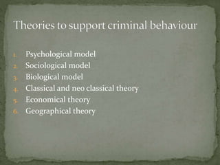 Crime and society criminal theories | PPTX
