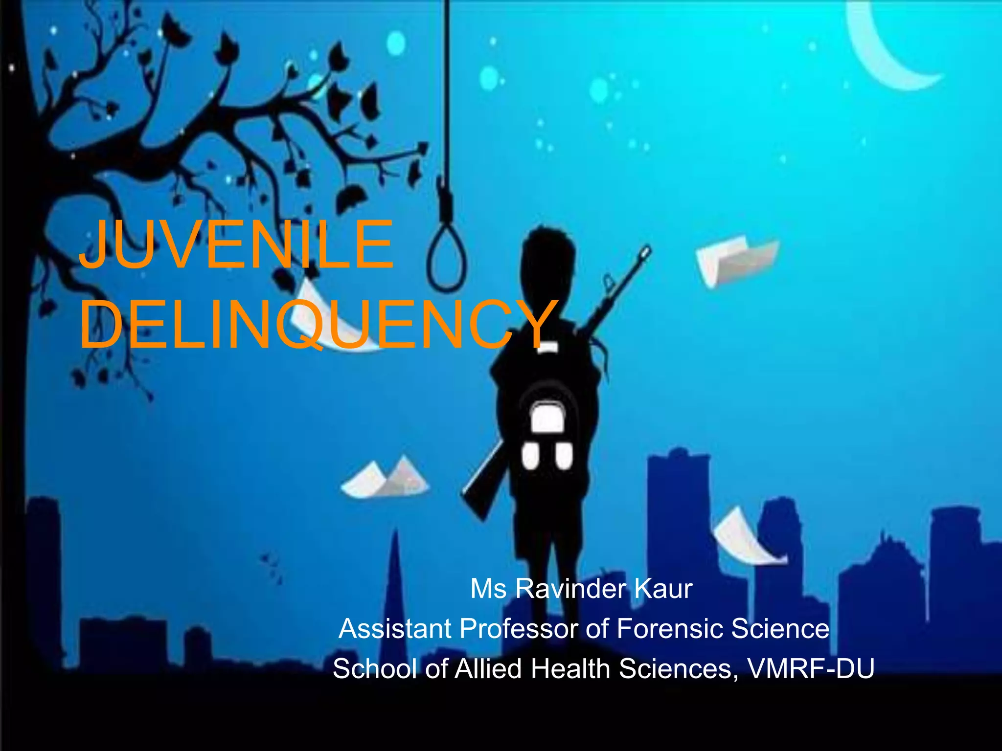 Juvenile Delinquency And Crime Crime and society juvenile delinquency | PPTX